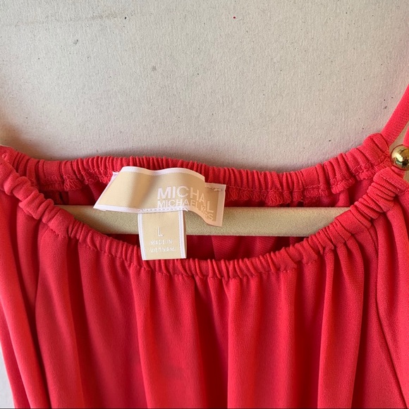 MICHAEL Michael Kors Handkerchief Halter top Large - Picture 2 of 7